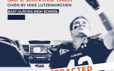 East Aurora High School to host Mike Lutzenkirchen, executive director of the Lutzie43 Foundation, for a talk about driving safe & making responsible choices